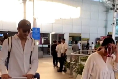 Watch: Ibrahim Ali Khan With Mother Amrita Singh And Rumoured Girlfriend Palak Tiwari Return From Goa Vacation