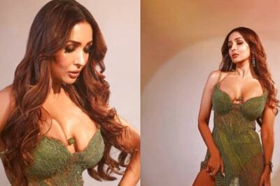 Malaika Arora Redefines Hotness in See-Through Green Gress; Orhan Awatramani Reacts