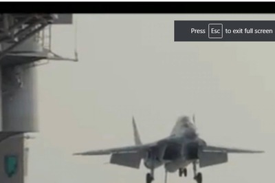 'Almost There!': Fighter Pilots Practice Landing Jets on Carrier, INS Vikramaditya Shares Video