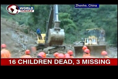China: 18 school children buried in landslide dead
