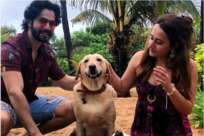 Varun Dhawan and Natasha Dalal Show Some Puppy Love in Goa, See Pic