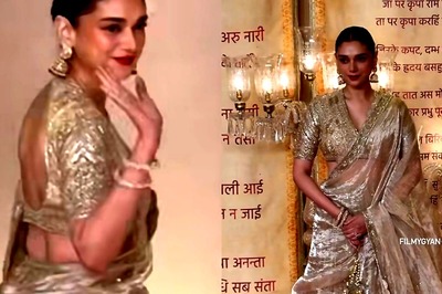 Aditi Rao Hydari Turns Up At Anant Ambani-Radhika Merchant's Mangal Utsav Without Siddharth; Watch