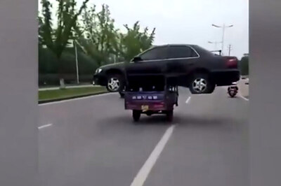 Man Carries Car on Tricycle in China, Video Goes Viral