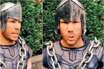 David Warner Channels His Inner Baahubali in Video with Daughter, Prabhas Fans Overjoyed