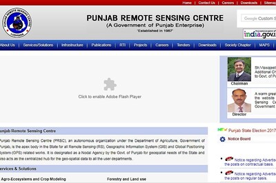 Punjab Remote Sensing Centre - PRSC Recruitment 2018: 16 Posts, Apply before 3rd May 2018