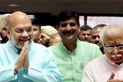 Amit Shah Meets Haryana CM Khattar in Delhi