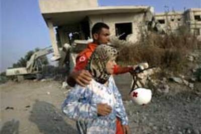 Israel stops airstrike after bloodbath