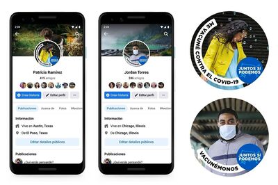 Facebook Gets COVID-19 Vaccine Profile Frames, Instagram Adds 'Let's Get Vaccinated Sticker'