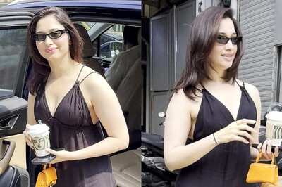 Sexy! Tamannaah Bhatia Is a Beauty To Behold As She Gets Papped In a Hot Black Dress | Watch