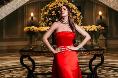 Malaika Arora Slays Like a Queen in a Flowing Red Gown, Fans Find Her 'Looking Very Very Hot'