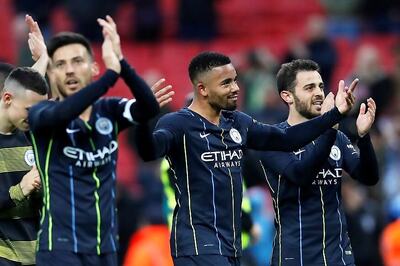 Quadruple Still On As Gabriel Jesus Heads Manchester City into FA Cup Final