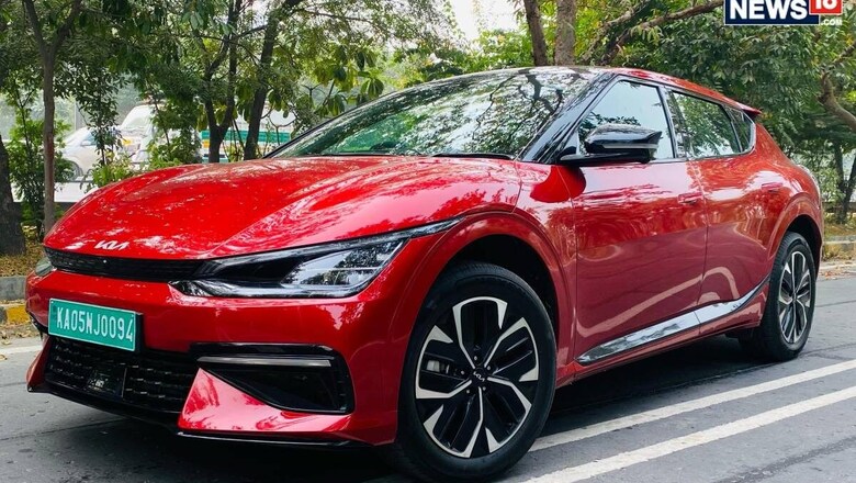 Kia EV6 GT Line in Pics: See Design, Features, Interior and More