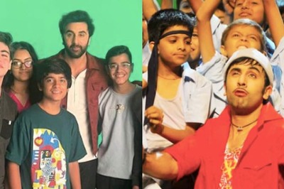 Ranbir Kapoor Teams Up With Kids Once Again, This Time For An Ad Shoot; See Photos