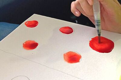 How to Paint Spiky Flowers in Watercolor