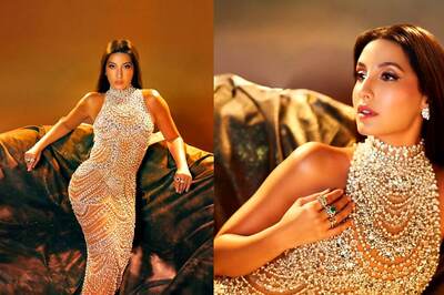 Nora Fatehi Sizzles In A Shimmery Gown, Fans Compare Her To The Kardashians