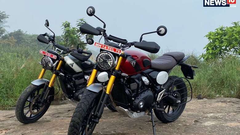 Triumph Scrambler 400 X in Pics: See Design, Features, and More in Detail
