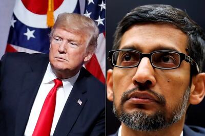 Trump Says Watching Google ‘Very Closely’ After Sacked Engineer’s Claims on TV