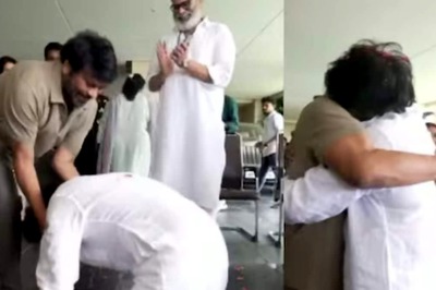 Watch: Pawan Kalyan's Grand Welcome By Brother Chiranjeevi After Positive Election Results