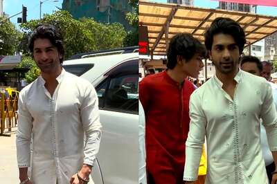 Heermandi’s Tajdar aka Taha Shah Badushha Visits Siddhivinayak Temple After Newfound Fame | Photos