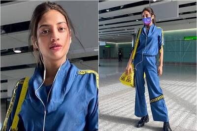 Actor-MP Nusrat Jahan Gives Major Fashion Goals as She Flies to London for Work