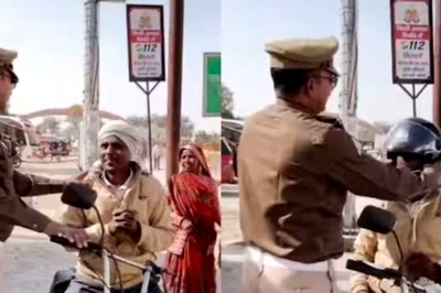 Ayodhya Traffic Cop Provides Helmet To Family, Gesture Wins Hearts
