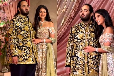 Anant Ambani-Radhika Merchant Sangeet: Couple Dazzle In Abu Jani and Sandeep Khosla Couture
