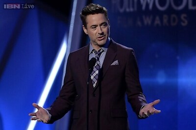 Robert Downey Jr. used to sing for charity