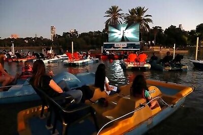 Israel opens floating cinema for coronavirus-safe viewing