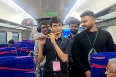 Class 12 Student From Bengaluru Plays 'Vande Mataram' on Flute Aboard Vande Bharat Express