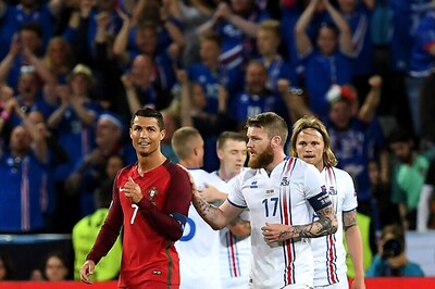 Euro 2016: Minnows Iceland Hold Cristiano Ronaldo's Portugal to 1-1 Draw