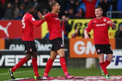 Cardiff City rejoice in promotion to Premier League