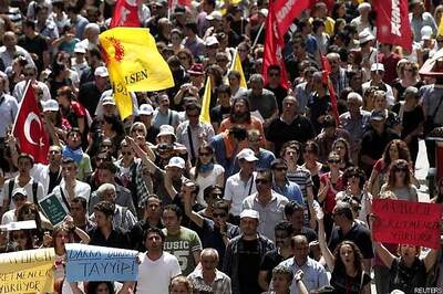 US concerned about Turkey protests, says Biden