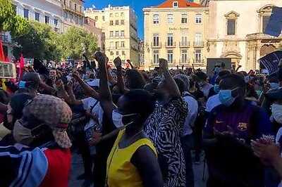 'Racism kills': hundreds protest after Black actor shot dead in Lisbon