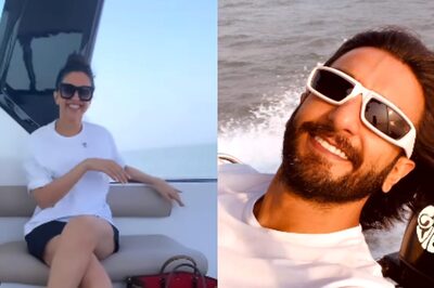 Ranveer Singh Captures Wife Deepika Padukone Enjoying Boat Ride After Pathaan Teaser Release