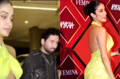 Janhvi Kapoor Looks Smoking Hot in Backless Gown As She Arrives Hand-in-hand With Orry for Event