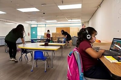 Fauci says virtual classrooms better in parts of country hard hit by COVID-19