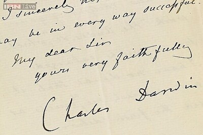 Charles Darwin's letter on sex life of barnacles, vintage Apple 1 from 1976 up for auction