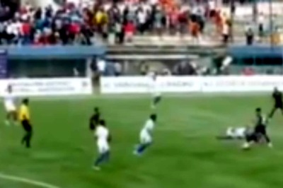 Caught On Cam: 6 Injured As Part Of Bengaluru Football Stadium Stand Collapses