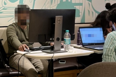 Bengaluru Man Sets Up Desktop at Coffee Shop as Office Got 'Flooded' During Rain