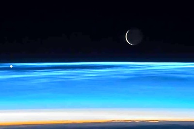 NASA Shares Beautiful Photo Of Moonrise From International Space Station