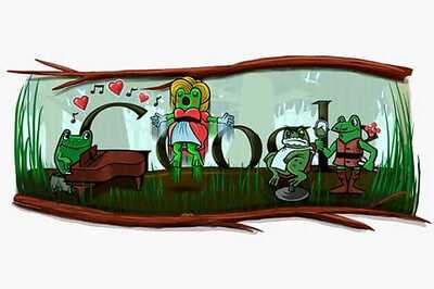 Google's leap day, Gioachino Rossini b'day doodle