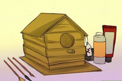 How to Transform a Miniature Wooden Birdhouse with Acrylic Paint