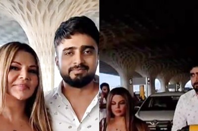 Rakhi Sawant, Boyfriend Adil Durrani Pose for Paparazzi Before Jetting off to Dubai, Watch Video