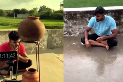 Viral Video Shows Man Counting Raindrops, Ends It At 58,000