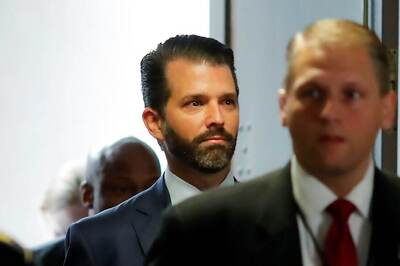 Trump Jr Says 'Nothing to Correct' After Closed Interview with Senate Committee