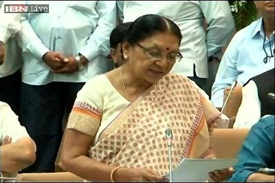 Gujarat CM Anandiben Patel welcomes move to hike share in central taxes