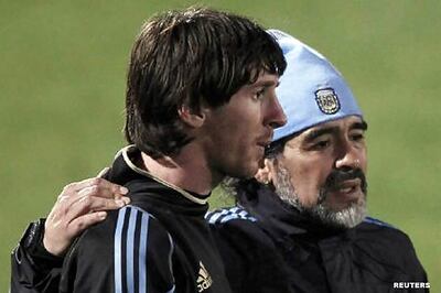 Maradona calls for fair play after Messi marking