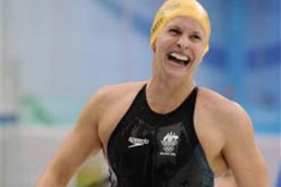 Aussie swimmer Trickett conquers nerves to win gold