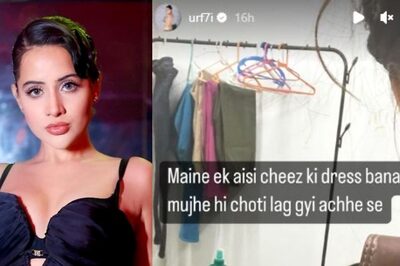 Urfi Javed Gets Bruised Because of Her Latest Experiment With DIY Outfits; Check Pic