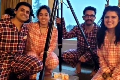 Aamir Khan Twins with Daughter Ira Khan's Beau Nupur Shikhare as They Celebrate Christmas Together